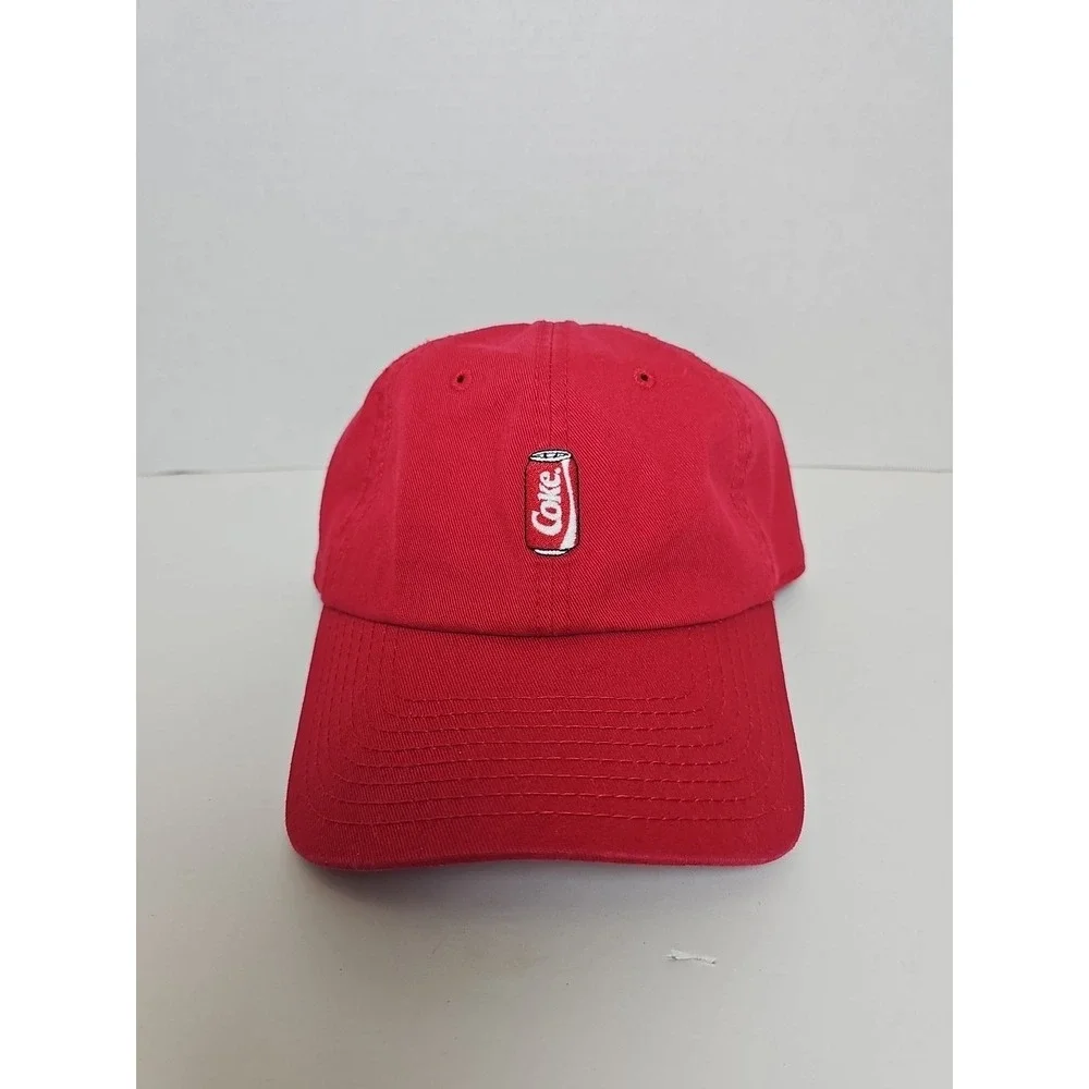 American Needle Coca Cola Drink Coke Can‎ Red Beverage Adjustable Adult Hat Cap